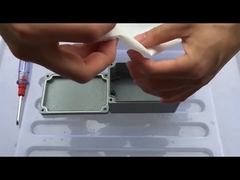 Caixa de junção de metal impermeável subterrânea de 200x130x80 mm