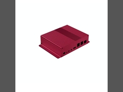 160*46*150mm Caixa de refrigeração de alumínio preto anodizado com montagem de parede de flange