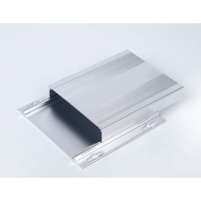 Split Body Black Anodized Aluminum Enclosure With Flanged Walll Mount 107*27*120mm