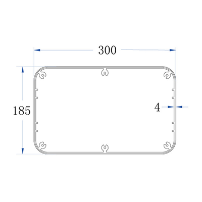 Customized Energy Storage Aluminum Enclosure Power Supply Aluminum Housing
