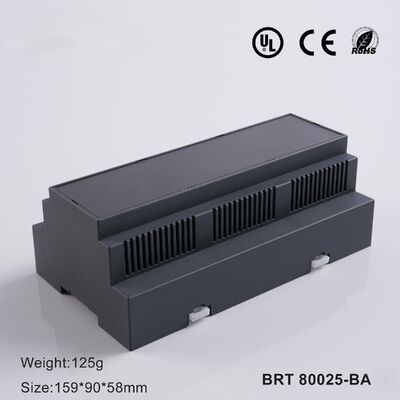 DIN Rail Enclosure 159*90*58mm 9 Modulo DIN Rail Box para controle industrial e alimentação